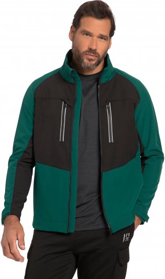 JP1880 Jay-PI Flexnamic Softshell Jacket Bottle Green - Αθλητικά ρούχα & Outdoor - Aθλητικα ρούχα μεγάλα μεγέθη ανδρικά