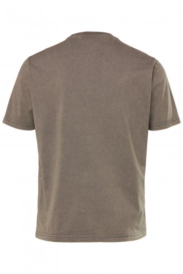 JP1880 Comfortable Fit Vintage Look T-Shirt Ash Gray - Μακό μπλουζάκια - Aνδρικά μπλουζεσ μεγάλα μεγέθη