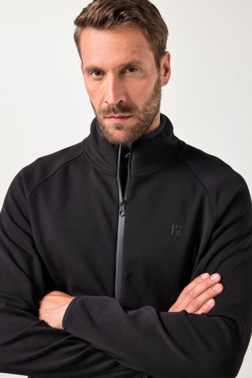 JAY-PI FLEXNAMIC® Golf Sweat Jacket with Zipper Black - Αθλητικά ρούχα & Outdoor - Aθλητικα ρούχα μεγάλα μεγέθη ανδρικά