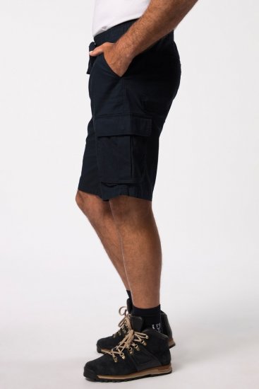 JP1880 Jay-Pi Flexnamic Bermuda Cargo Shorts Navy Blue - Αθλητικά ρούχα & Outdoor - Aθλητικα ρούχα μεγάλα μεγέθη ανδρικά