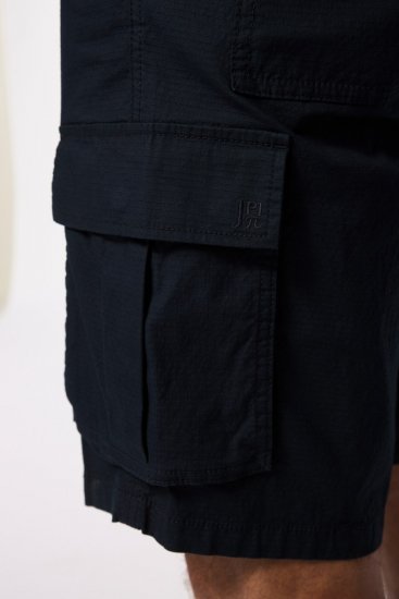 JP1880 Jay-Pi Flexnamic Bermuda Cargo Shorts Navy Blue - Αθλητικά ρούχα & Outdoor - Aθλητικα ρούχα μεγάλα μεγέθη ανδρικά