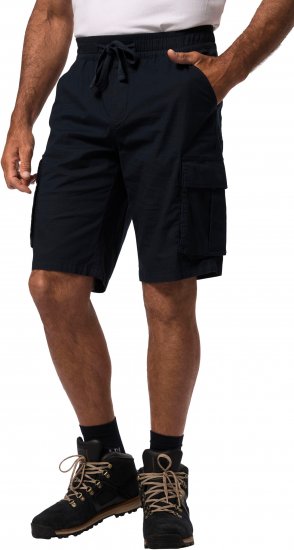 JP1880 Jay-Pi Flexnamic Bermuda Cargo Shorts Navy Blue - Αθλητικά ρούχα & Outdoor - Aθλητικα ρούχα μεγάλα μεγέθη ανδρικά