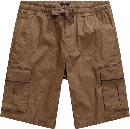 JP1880 Jay-Pi Flexnamic Bermuda Cargo Shorts Copper Brown - Αθλητικά ρούχα & Outdoor - Aθλητικα ρούχα μεγάλα μεγέθη ανδρικά