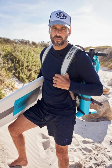 JP1880 Jay-Pi UV Protection Long Sleeve Swimming Top Navy Blue - Αθλητικά ρούχα & Outdoor - Aθλητικα ρούχα μεγάλα μεγέθη ανδρικά