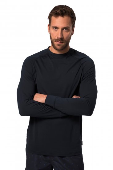 JP1880 Jay-Pi UV Protection Long Sleeve Swimming Top Navy Blue - Αθλητικά ρούχα & Outdoor - Aθλητικα ρούχα μεγάλα μεγέθη ανδρικά