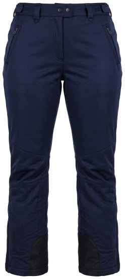 Ulla Popken 824297 Παντελόνι softshell με γκέτες χιονιού Σκούρο μπλε - Ρούχα Σκι - 