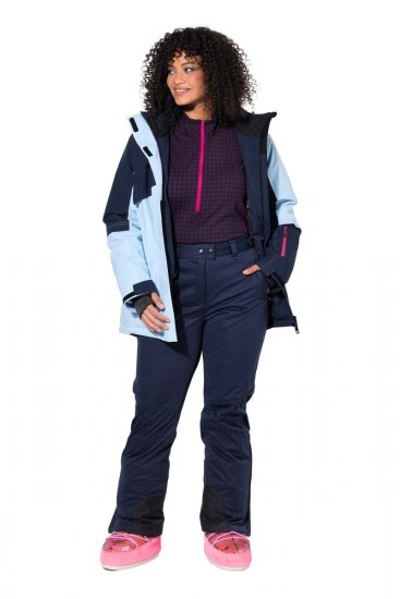 Ulla Popken 824297 Παντελόνι softshell με γκέτες χιονιού Σκούρο μπλε - Ρούχα Σκι - 