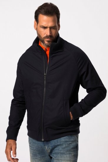 JP1880 Blouson Jacket FLEXNAMIC with Stand-up Collar Navy - Μπουφάν - Aνδρικά μπουφαν μεγάλα μεγέθη