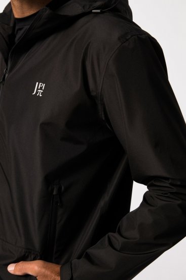 Jay-Pi 825611 Αδιάβροχο μπουφάν με ταινιωμένες ραφές Μαύρο - Μπουφάν - Aνδρικά μπουφαν μεγάλα μεγέθη