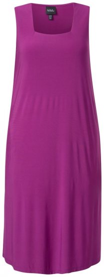Ulla Popken 827908 Αμάνικο ζέρσεϊ φόρεμα Λιλά - Φορέματα ζέρσεϊ - 