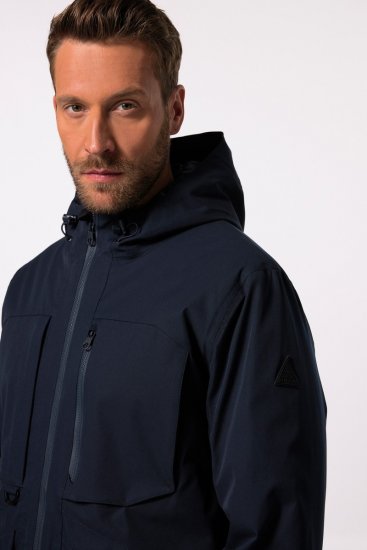 Jay-Pi Ski Jacket Functional Waterproof Windproof Navy - Ρούχα Σκι - Ανδρικά Ρούχα Σκι & Χειμώνα σε Μεγάλα Μεγέθη