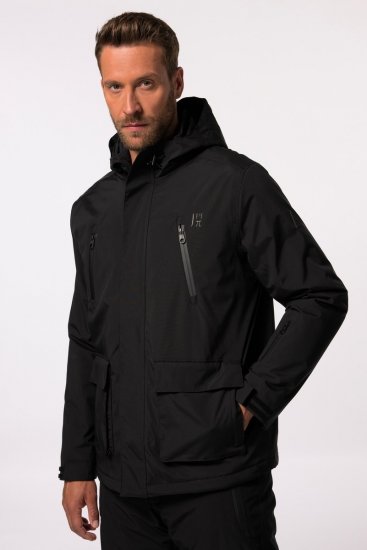 Jay-Pi Ski Jacket Functional Waterproof Windproof Breathable Black - Ρούχα Σκι - Ανδρικά Ρούχα Σκι & Χειμώνα σε Μεγάλα Μεγέθη
