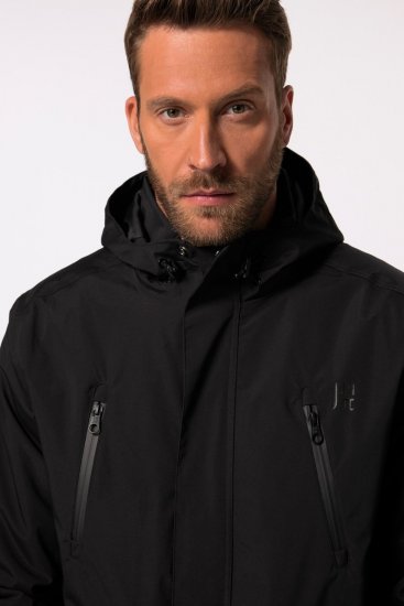Jay-Pi Ski Jacket Functional Waterproof Windproof Breathable Black - Ρούχα Σκι - Ανδρικά Ρούχα Σκι & Χειμώνα σε Μεγάλα Μεγέθη