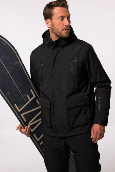 Jay-Pi Ski Jacket Functional Waterproof Windproof Breathable Black - Ρούχα Σκι - Ανδρικά Ρούχα Σκι & Χειμώνα σε Μεγάλα Μεγέθη