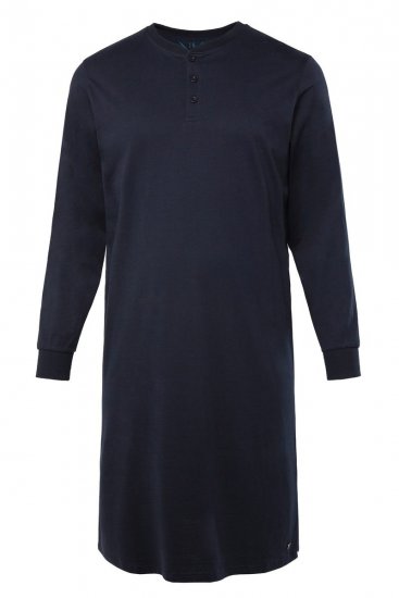 JP1880 Henley Long Sleeved Night Dress Navy - Εσώρουχα/Μαγιό - Aνδρικά Εσώρουχα μεγάλα μεγέθη