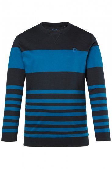 JP1880 Pyjamas Two-piece Long Sleeve with Stripes Blue - Εσώρουχα/Μαγιό - Aνδρικά Εσώρουχα μεγάλα μεγέθη