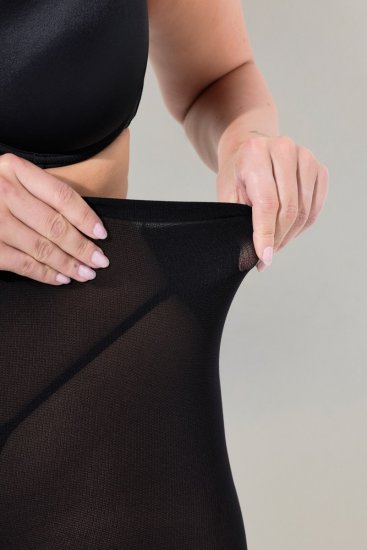 Ulla Popken 831196 Κάλτσες πάνω από το γόνατο 80 den Μαύρο - Καλσόν & κάλτσες - 
