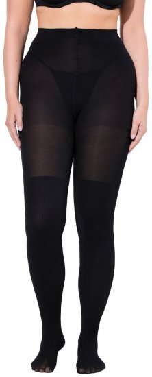 Ulla Popken 831196 Κάλτσες πάνω από το γόνατο 80 den Μαύρο - Καλσόν & κάλτσες - 