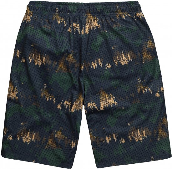 JP1880 Jay-Pi Bermuda QuickDry Mesh Fitness Shorts Khaki - Αθλητικά ρούχα & Outdoor - Aθλητικα ρούχα μεγάλα μεγέθη ανδρικά