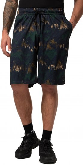 JP1880 Jay-Pi Bermuda QuickDry Mesh Fitness Shorts Khaki - Αθλητικά ρούχα & Outdoor - Aθλητικα ρούχα μεγάλα μεγέθη ανδρικά