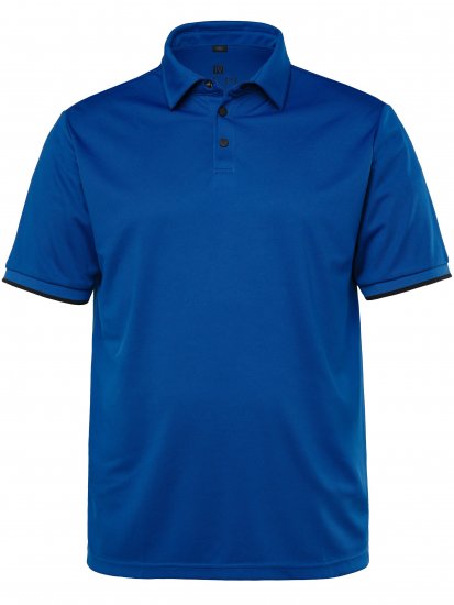 JP1880 Jay-Pi QuickDry Golf Polo Shirt Titanium Blue - Αθλητικά ρούχα & Outdoor - Aθλητικα ρούχα μεγάλα μεγέθη ανδρικά