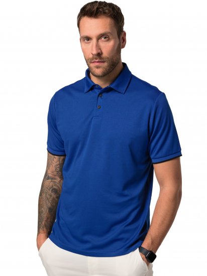JP1880 Jay-Pi QuickDry Golf Polo Shirt Titanium Blue - Αθλητικά ρούχα & Outdoor - Aθλητικα ρούχα μεγάλα μεγέθη ανδρικά