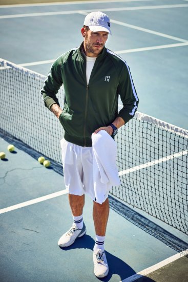 JP1880 Jay-Pi Fitness Technical Training Jacket Dark Green - Αθλητικά ρούχα & Outdoor - Aθλητικα ρούχα μεγάλα μεγέθη ανδρικά