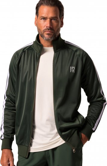 JP1880 Jay-Pi Fitness Technical Training Jacket Dark Green - Αθλητικά ρούχα & Outdoor - Aθλητικα ρούχα μεγάλα μεγέθη ανδρικά