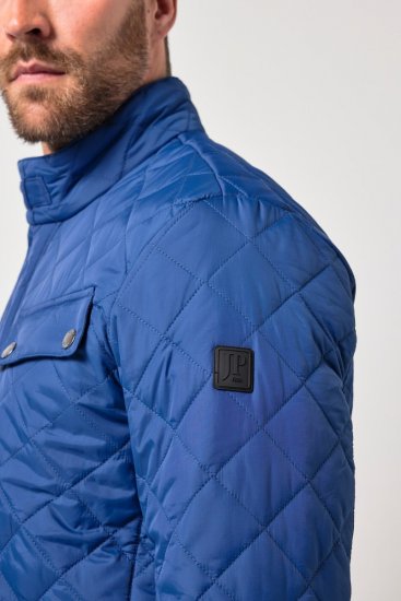 JP1880 Quilted with Multiple Pockets Jacket Dark Blue - Μπουφάν - Aνδρικά μπουφαν μεγάλα μεγέθη