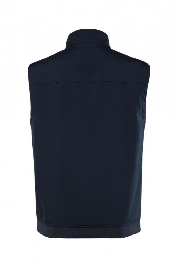 Men+ 414 Γιλέκο softshell με όρθιο γιακά Σκούρο μπλε - Μπουφάν - Aνδρικά μπουφαν μεγάλα μεγέθη