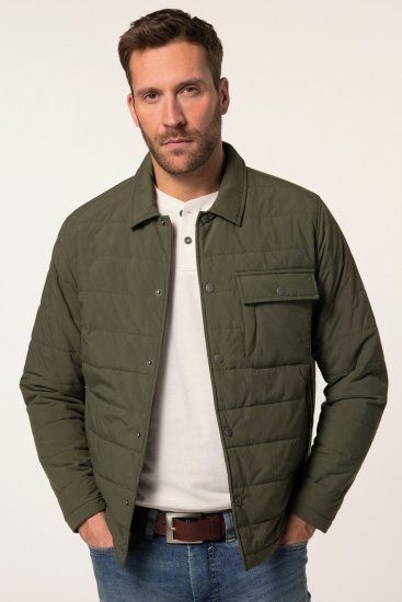 JP1880 Jacket Extra Light Dark Olive - Μπουφάν - Aνδρικά μπουφαν μεγάλα μεγέθη
