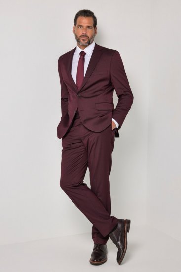 JP1880 Amalfi Flexnamic Σακάκι Μπορντό - Κουστούμια - κοστουμια ανδρικά μεγάλα μεγέθη