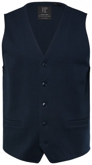 JP1880 New York Flexnamic Γιλέκο από ζέρσεϊ Σκούρο μπλε - Κουστούμια - κοστουμια ανδρικά μεγάλα μεγέθη