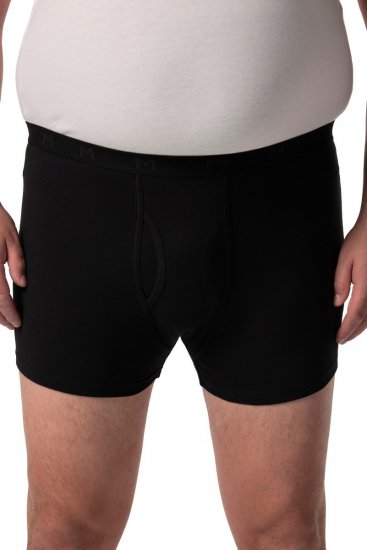 Men+ 678 Μπόξερ bellyfit FLEXLASTIC® Μαύρο σετ 2 τεμαχίων - Εσώρουχα/Μαγιό - Aνδρικά Εσώρουχα μεγάλα μεγέθη