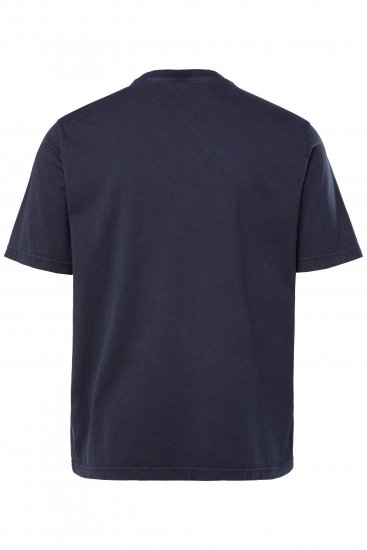 JP1880 O’zapft is! Design Vintage Look T-Shirt Navy Blue - Μακό μπλουζάκια - Aνδρικά μπλουζεσ μεγάλα μεγέθη