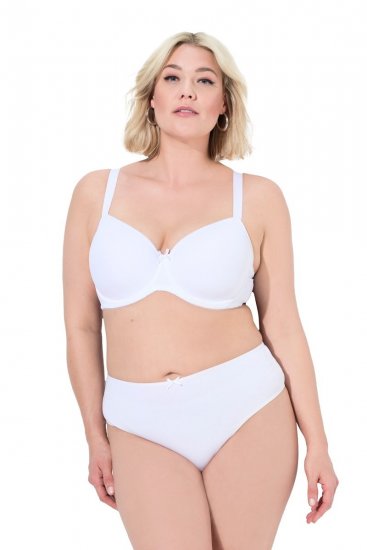 Ulla Popken 838637 Στρινγκ 3 τεμ. Λευκό - Κυλοτάκια - 