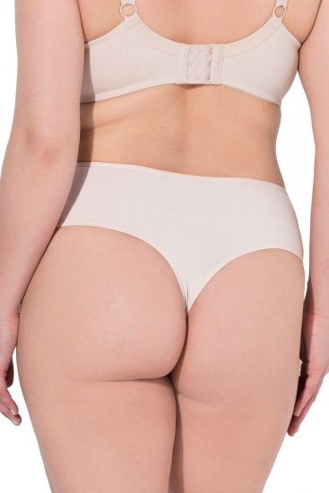 Ulla Popken 838637 Στρινγκ 3 τεμ. Μπεζ - Κυλοτάκια - 