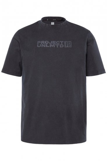 JAY-PI Flexnamic Vintage T-Shirt Black - Μακό μπλουζάκια - Aνδρικά μπλουζεσ μεγάλα μεγέθη