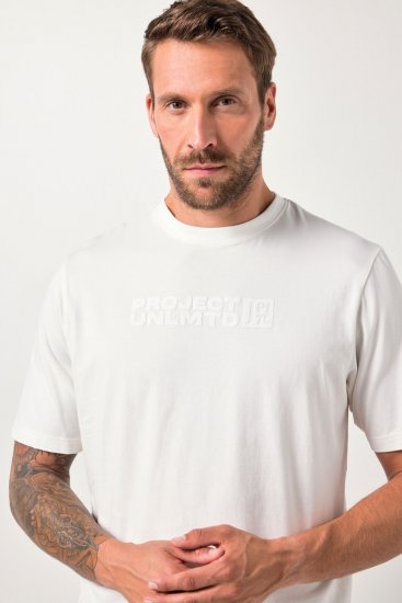 JAY-PI Flexnamic Vintage T-Shirt White - Μακό μπλουζάκια - Aνδρικά μπλουζεσ μεγάλα μεγέθη
