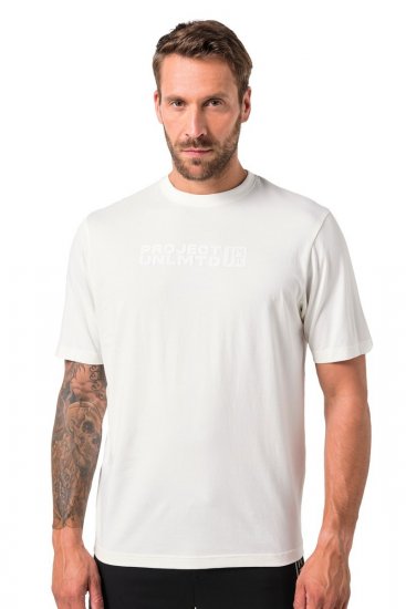 JAY-PI Flexnamic Vintage T-Shirt White - Μακό μπλουζάκια - Aνδρικά μπλουζεσ μεγάλα μεγέθη