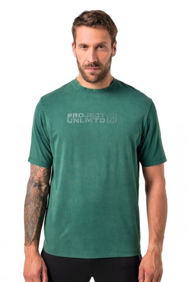 JAY-PI Flexnamic Vintage T-Shirt Green - Μακό μπλουζάκια - Aνδρικά μπλουζεσ μεγάλα μεγέθη