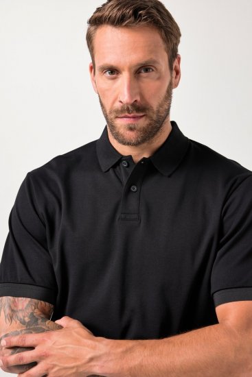 JAY-PI FLEXNAMIC® Poloshirt Black - Πόλο μπλουζάκια - Aνδρικά μπλουζακια πολο μεγάλα μεγέθη