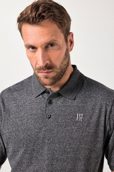JAY-PI FLEXNAMIC® Poloshirt Dark Grey - Πόλο μπλουζάκια - Aνδρικά μπλουζακια πολο μεγάλα μεγέθη