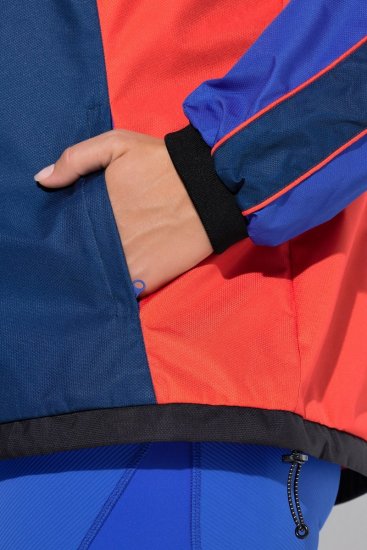 Ulla Popken 840094 Τεχνικό μπουφάν Σκούρο μπλε - Μπουφάν - Γυναικεία μπουφάν μεγάλα μεγέθη