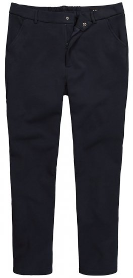 Men+ 207 Bilbao Flexlastic Παντελόνι chino από ζέρσεϊ Σκούρο μπλε - Κουστούμια - κοστουμια ανδρικά μεγάλα μεγέθη