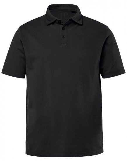 JP1880 Polo Shirt Pique Vintage Black - Πόλο μπλουζάκια - Aνδρικά μπλουζακια πολο μεγάλα μεγέθη