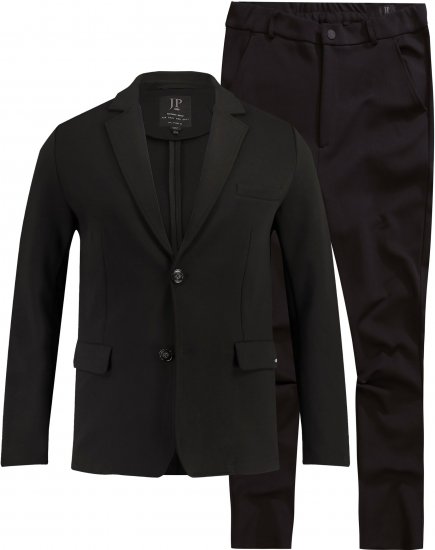 JP1880 Manhattan Flexnamic Business Jersey Suit Black - Κουστούμια - κοστουμια ανδρικά μεγάλα μεγέθη