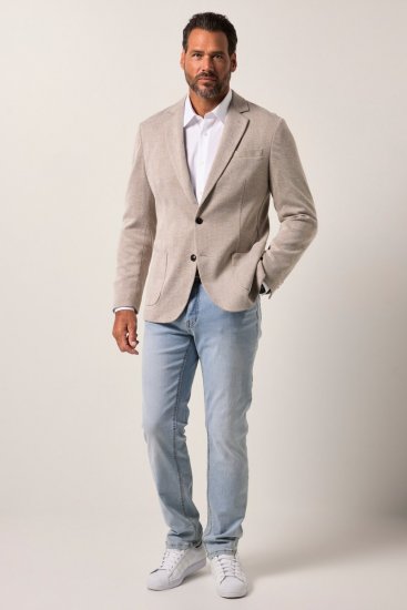 JP1880 Jacket Business Checked Beige - Κουστούμια - κοστουμια ανδρικά μεγάλα μεγέθη
