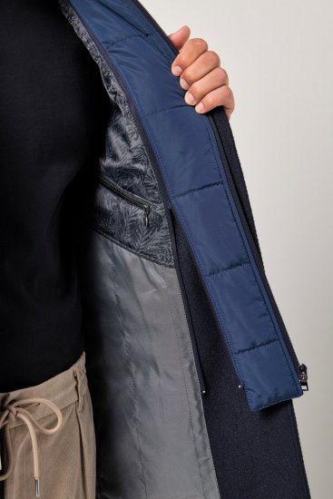 JP1880 Coat Flexnamic With Removable Insert Navy - Μπουφάν - Aνδρικά μπουφαν μεγάλα μεγέθη
