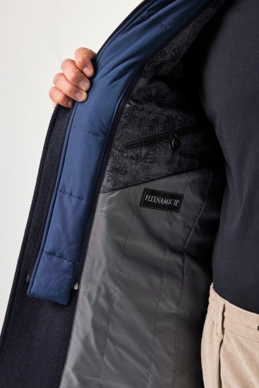 JP1880 Coat Flexnamic With Removable Insert Navy - Μπουφάν - Aνδρικά μπουφαν μεγάλα μεγέθη